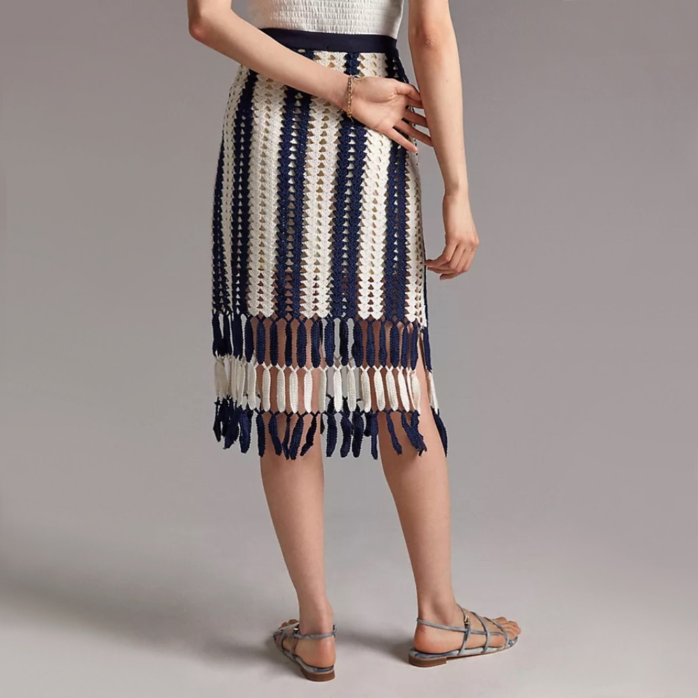 Eva Franco | Crochet Midi Skirt | NWT - Picture 2 of 6